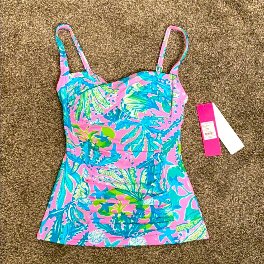 Lilly Pulitzer Bec Tankini Hip Nautic